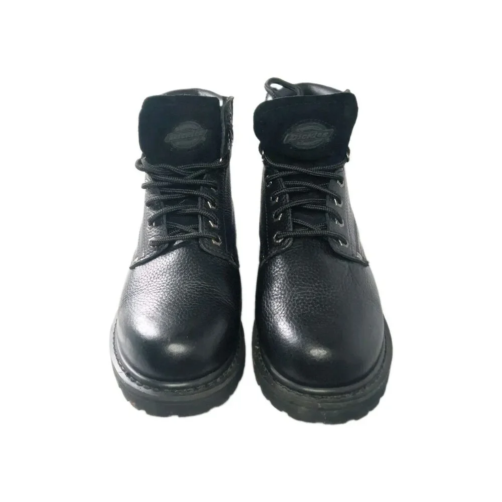 Dickies Raider Work Boot DW7015 Mens Size 8.5 Premium Black Leather 14